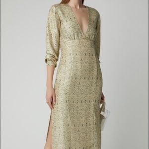 Sir the label silk sienna midi dress. Size 0